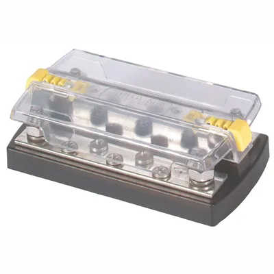 Blue Sea DualBus Plus 150A BusBar 1/4"-20 Stud 5 Gang