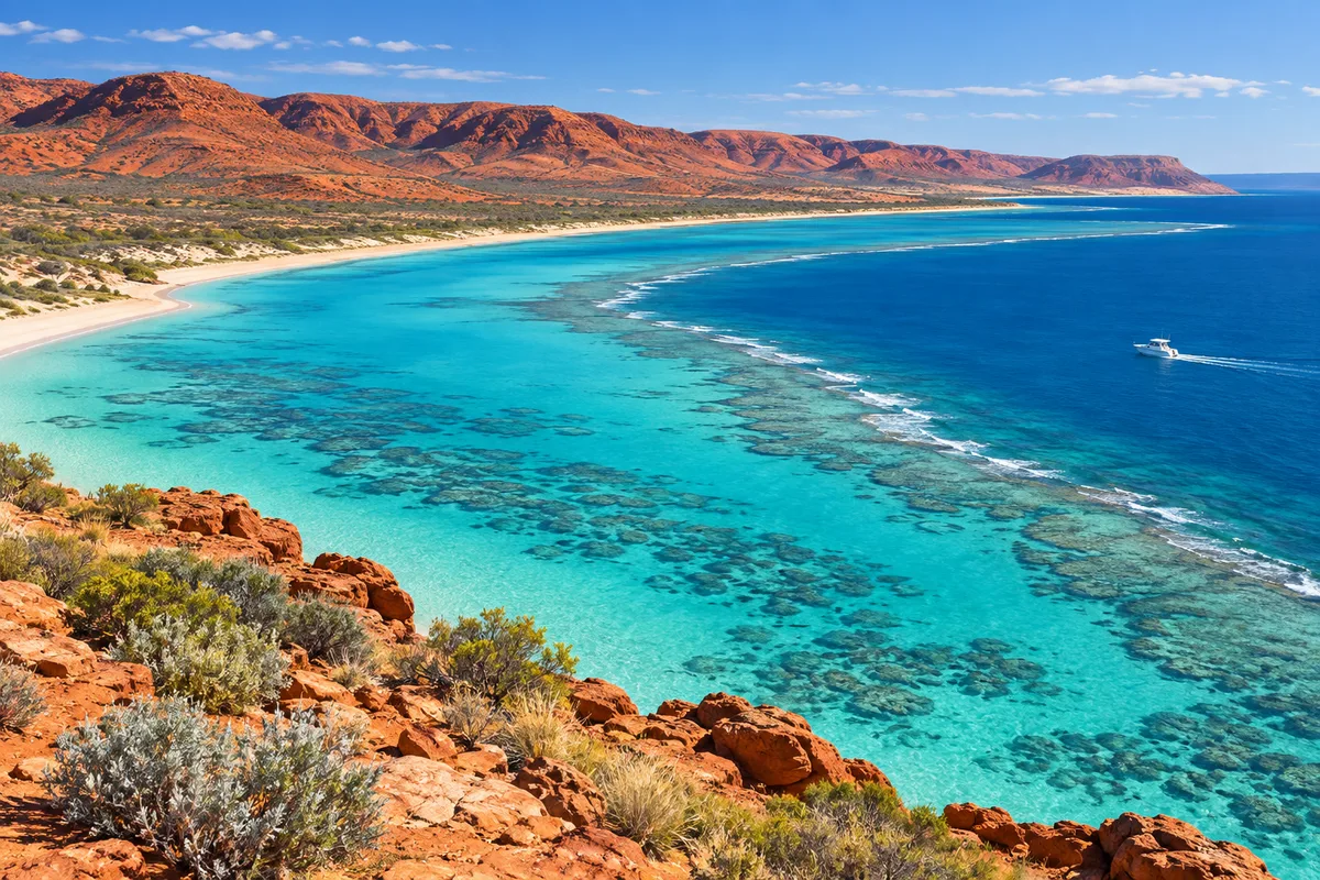 Illustration inspired by Ningaloo & Exmouth coast; not an exact location