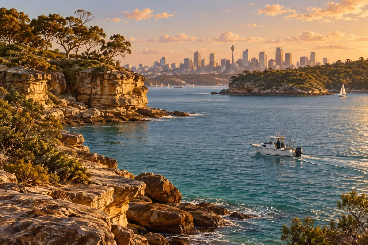 Illustration inspired by Sydney Harbour & Northern Beaches